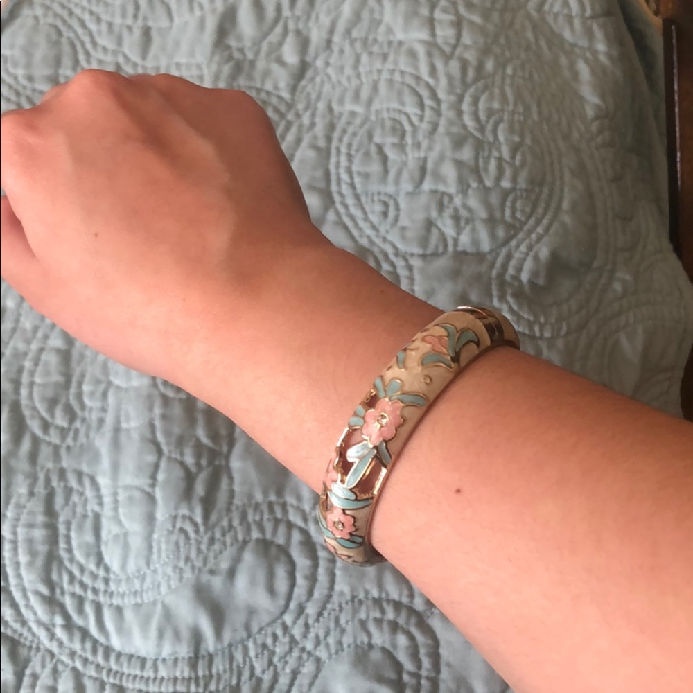 Spring Floral Bangle - Picture 2 of 6